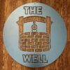 Metal Business Logo Sign for The Well