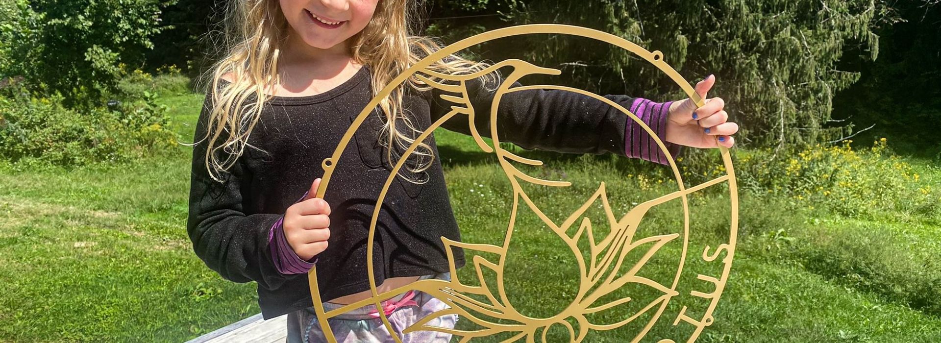 Business Logo Sign for Spa Humming Lotus