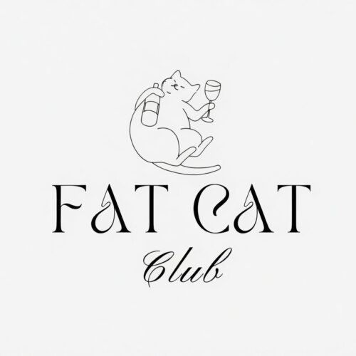 Fat Cat Club Logo Sign